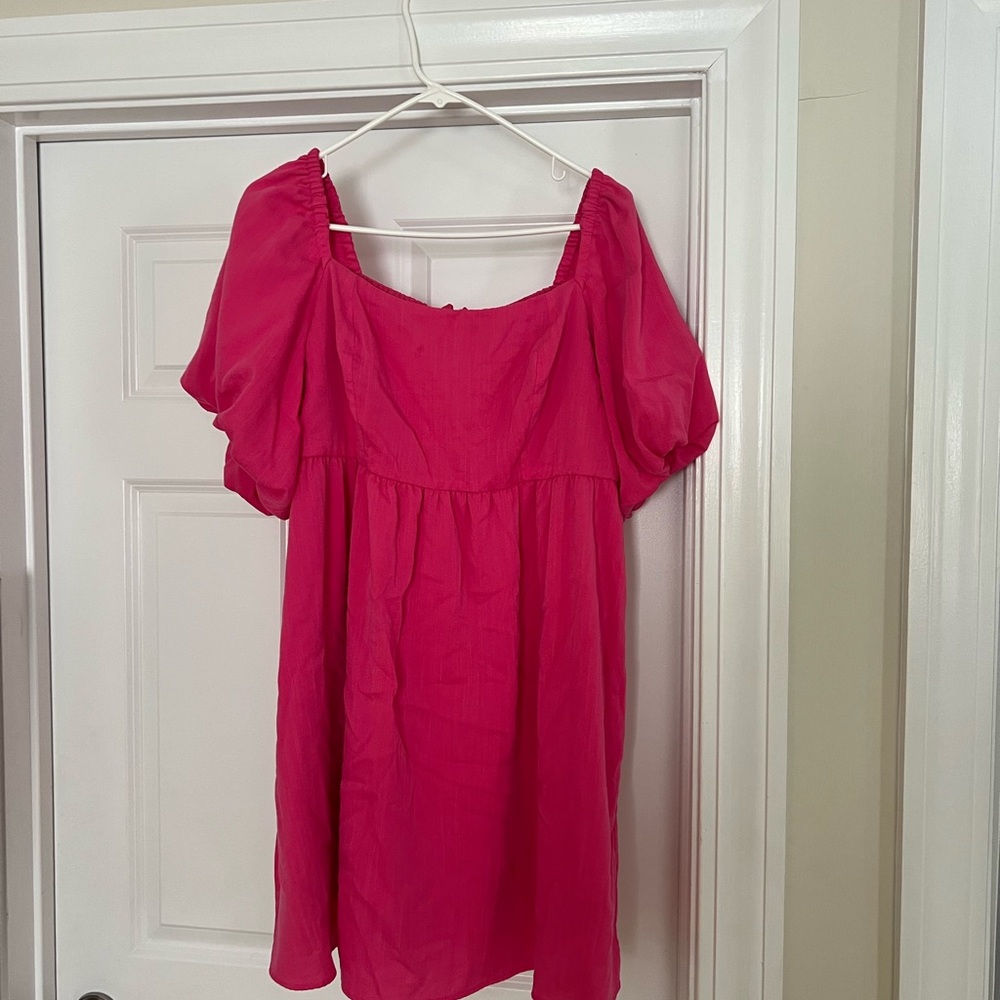 Pink and now this dress
